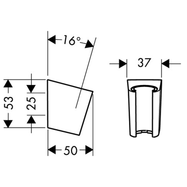 Держатель душа Hansgrohe Porter S 28331990
