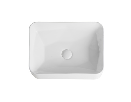 Раковина накладная (46,5х35) Orange  B02-460W белый глянец