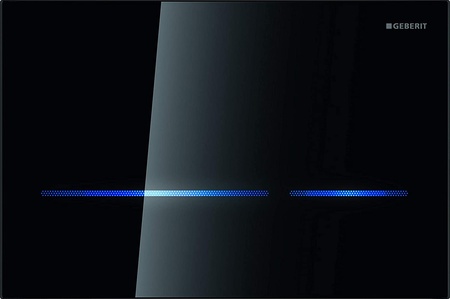 Смывная клавиша Geberit Sigma80, двойной смыв: Черный 242.618.SG.1
