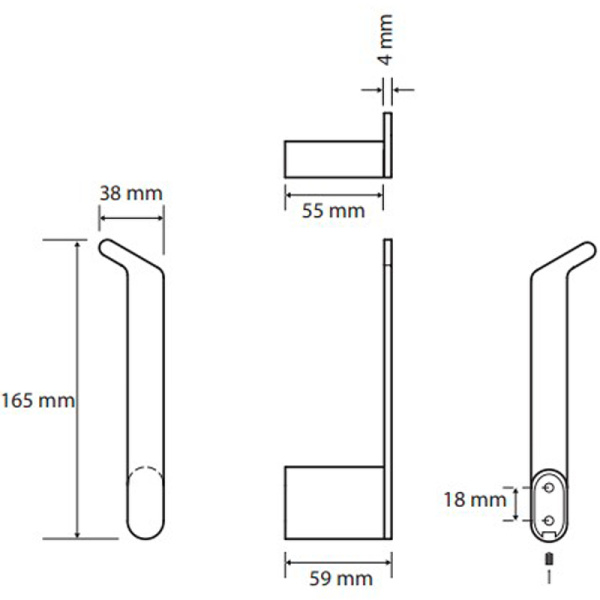 Держатель запасного рулона Bemeta Organic 157112031