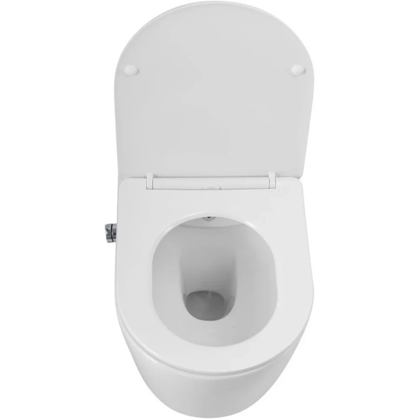 Унитаз подвесной безободковый с функцией биде Art&Max Zoe AM9322C1CHR/SC микролифт