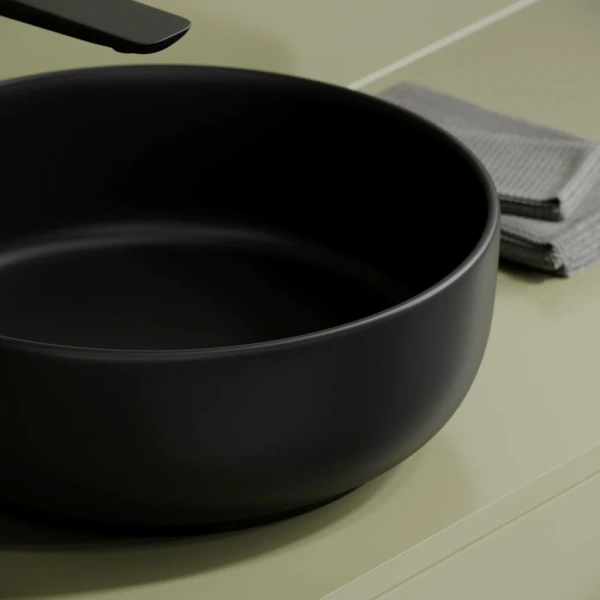 Раковина накладная (37х37) Ceramica Nova Taycan CN12003MB матовый