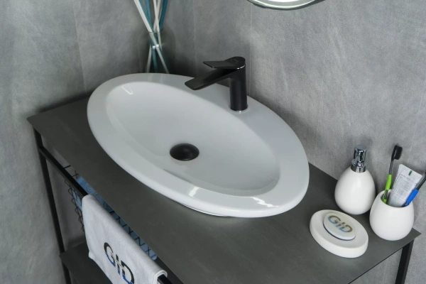 Раковина накладная (71х42) Gid Tr422