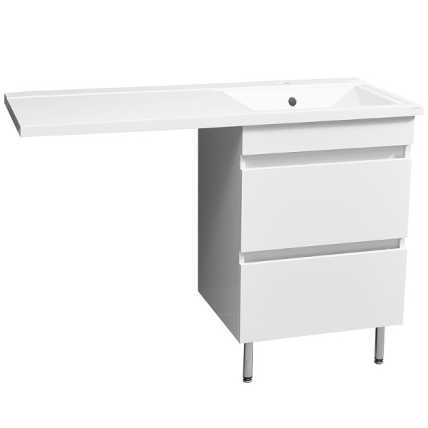 Раковина над стиральной машиной (130х48) Stella Polar Мадлен 130, SP-00000476 правая