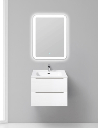 База под раковину подвесная BelBagno ETNA39-600/390-2C-SO-BL-P Bianco Lucido