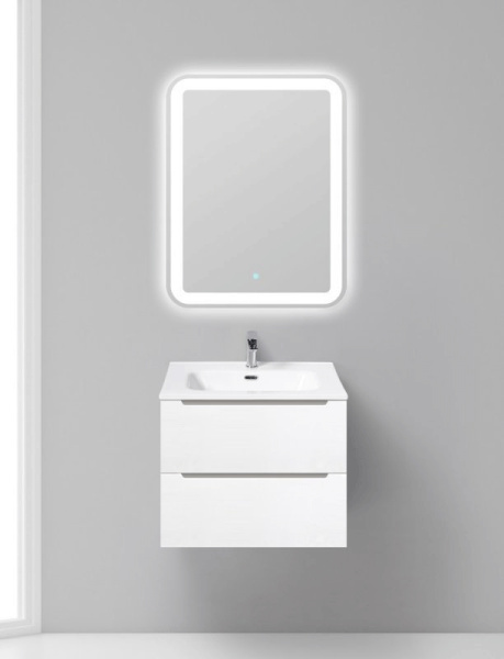 База под раковину подвесная BelBagno ETNA39-600/390-2C-SO-BL-P Bianco Lucido