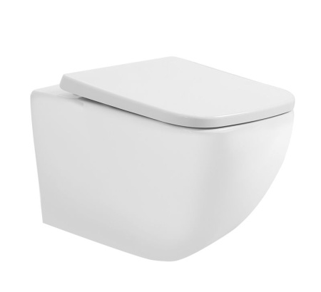 Унитаз подвесной безободковый Art&Max MAXIMA AM010CHR (без сиденья)