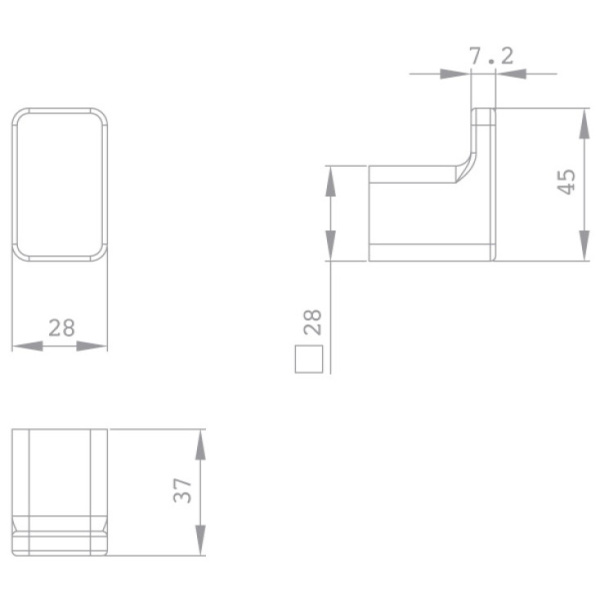 Крючок Teka Formentera 17080020BZ3