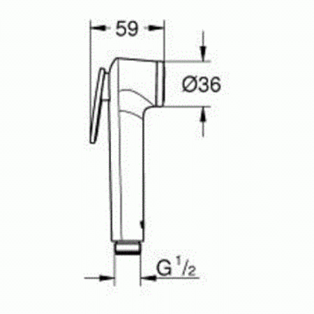 Гигиенический набор Grohe BauClassic 124901