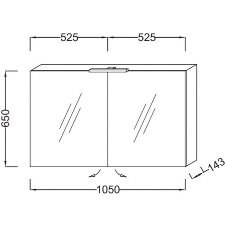 Шкаф-зеркало Jacob Delafon Odeon Up EB787-G95