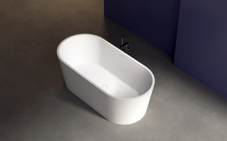 Акриловая ванна (170х80) ABBER AB9209MW без гидромассажа, белый