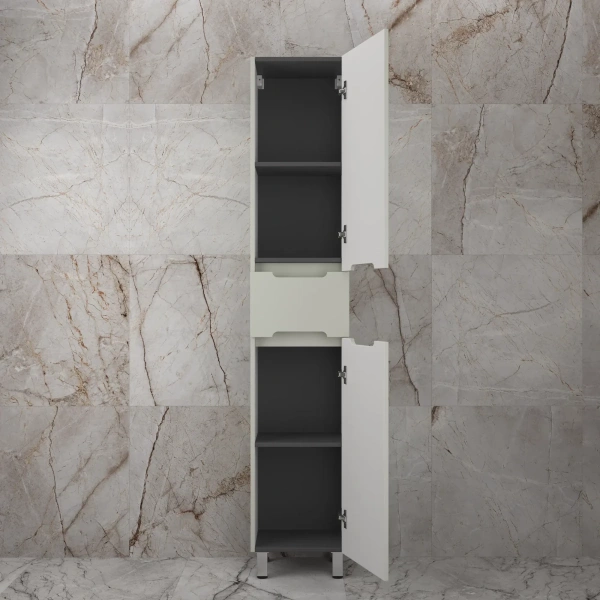 Пенал напольный R Style Line Матис ЛС-00002440 оливковый матовый