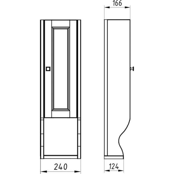 Шкаф ASB-Woodline Гранда 24 11485 (коричневый)