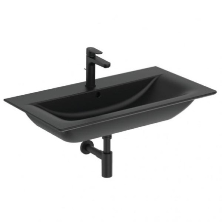 Сифон G1 1/4" для раковины Ideal Standard T4441XG, черный