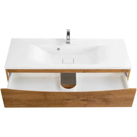 Тумба  под раковину подвесная с двумя выкатными ящиками BelBagno MARINO-1100-2C-SO-RN-P Rovere Nature