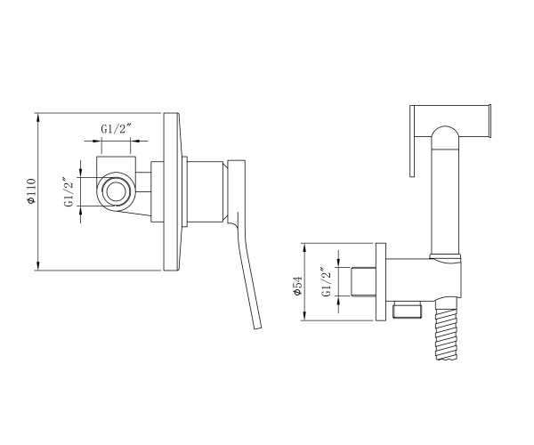 Гигиенический набор Bronze de Luxe Element EL28CB Гигиенический набор Bronze de Luxe Element EL28CB