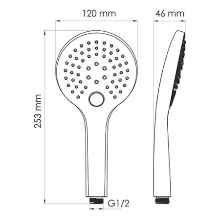 Ручной душ WasserKRAFT Mindel A155