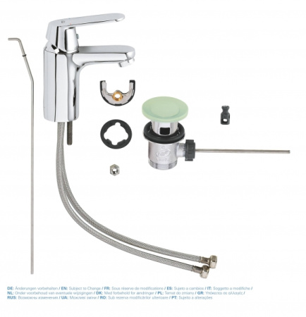 Смеситель для раковины Grohe Eurosmart Cosmopolitan 32825 00E (3282500E) хром