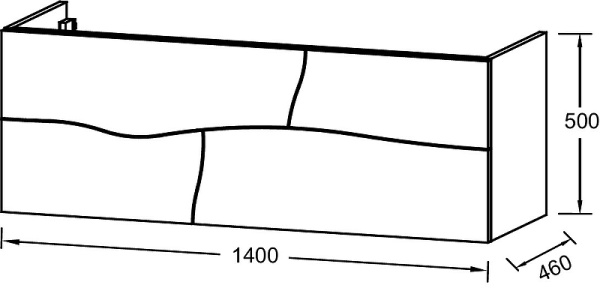 Тумба под раковину Jacob Delafon Sherwood 140 EB1835RU-P6