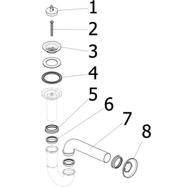 Сифон для раковины Viega 111298