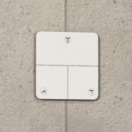 Переключатель потоков на 3 положения Hansgrohe ShowerSelect Comfort Q 15587700 белый матовый