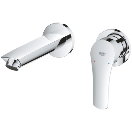 Смеситель для раковины на два отверстие Grohe Eurosmart New 29337 003 (29337003) хром