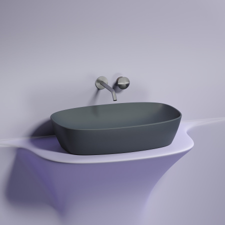 Раковина накладная (60х38) Ceramica Nova ELEMENT CN6049MDH