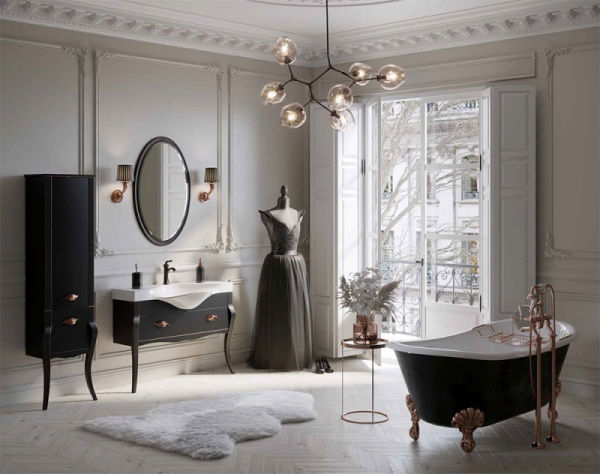 Тумба под раковину Clarberg Borgia 115 BOR0111BLK