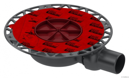 Сифон низкий горизонтальный TECE 3601400