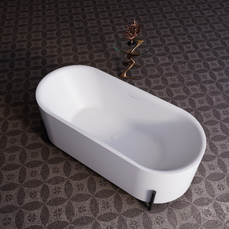 Акриловая ванна (170х75) ABBER AB9443 без гидромассажа, белый