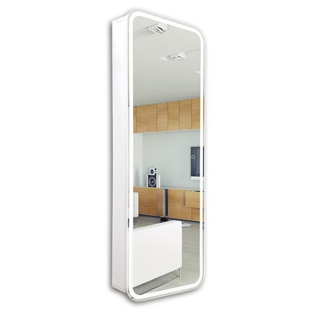 Зеркало-шкаф (45х135) Silver Mirrors Понтианак LED-00002360