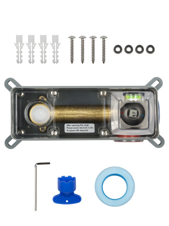 Смеситель для раковины встраиваемый WONZON & WOGHAND CUBE, хром WW-88869016-CR