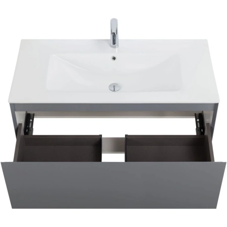 Тумба без раковины Art&Max Latina AM-Latina-1000-1C-SO-GM серый матовый