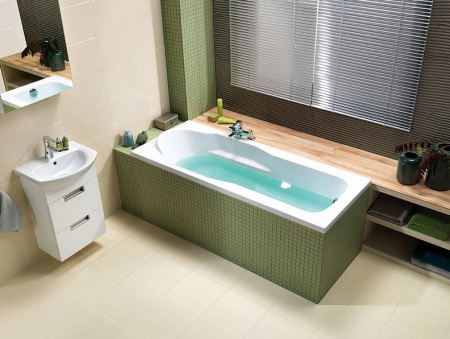 Ванна акриловая прямоугольная Cersanit SANTANA 150x70 63349