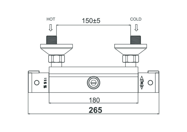 Смеситель для душа D&K Bayern Potsdam (DA2153101)