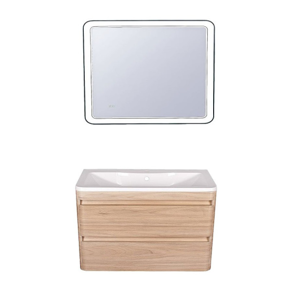 Тумба под раковину подвесная Style Line Атлантика СС-00002219 бежевый