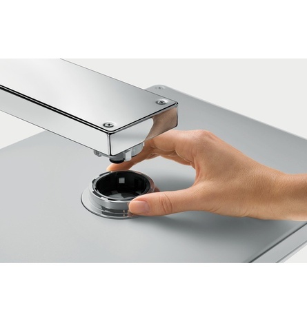 Верхний душ с кронштейном Hansgrohe Rainmaker Select 460 3jet 24007400 белый/хром