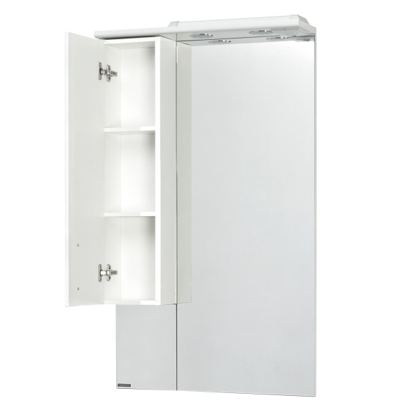 Зеркальный шкаф Aquaton Марсия 67 левый белый 1A007502MS01L