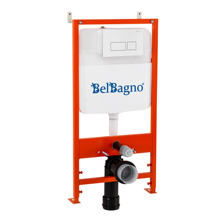 Комплект унитаза с инсталляцией BelBagno BB046CHR/SC/BB026/BB042BL