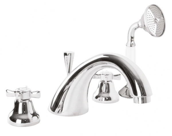 Смеситель на борт ванны Cezares LORD LORD-BVD-01 хром