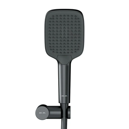Душевой комплект с изливом Am.Pm X-Joy FB85A3RH42 черный матовый