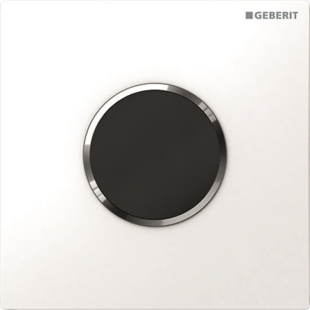 Система электронного управления смывом писсуара Geberit 10: белая, глянцевый хром 116.035.KJ.1