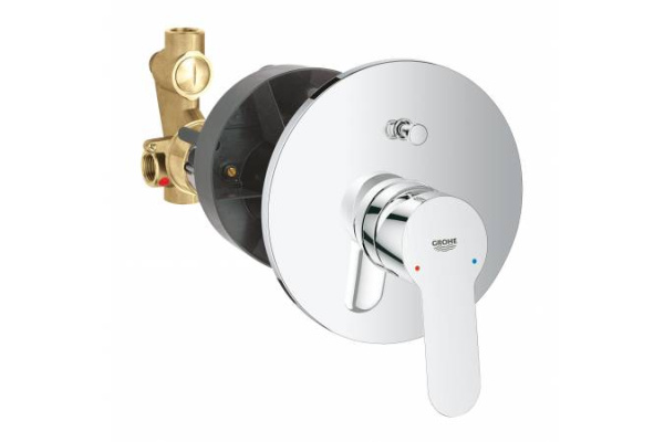 Смеситель для ванны Grohe Bauedge 29079 000 (29079000) хром Смеситель для ванны Grohe Bauedge 29079 000 (29079000) хром