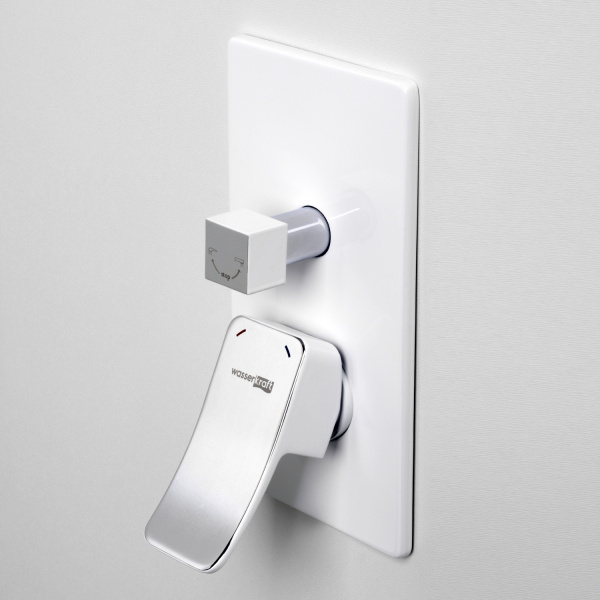 Смеситель для ванны  WasserKRAFT Aller 10641WHITE Смеситель для ванны  WasserKRAFT Aller 10641WHITE