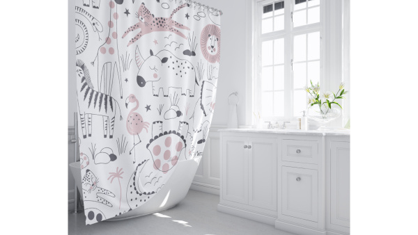 Штора для ванной Fixsen Design  Africa FX-2510