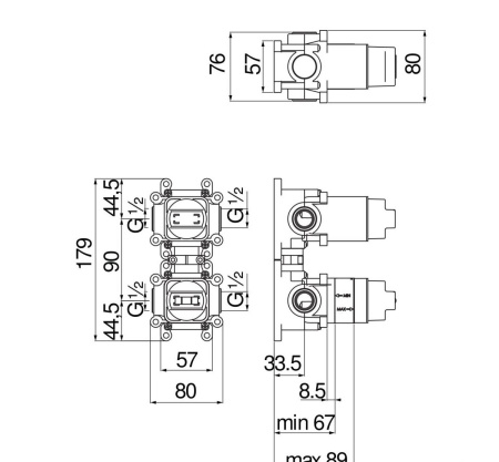 Скрытая часть Nobili Rubinetterie WE81102