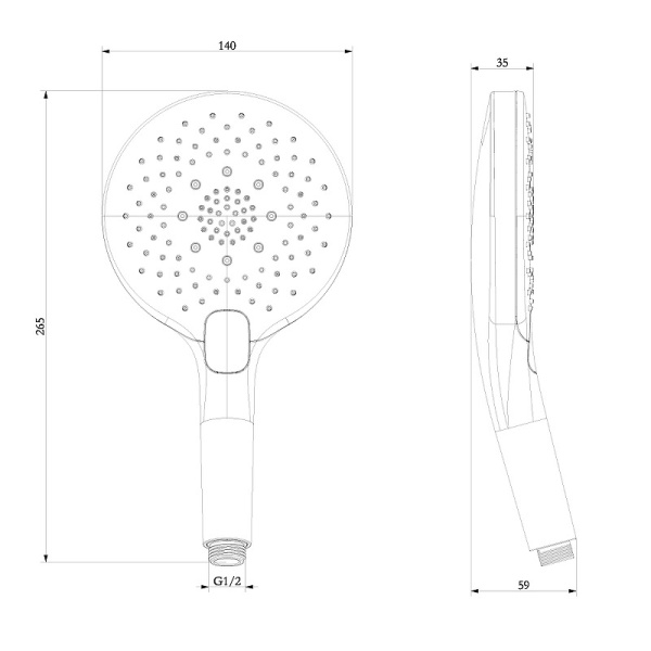 Ручной душ Lemark LM8128C Ручной душ Lemark LM8128C