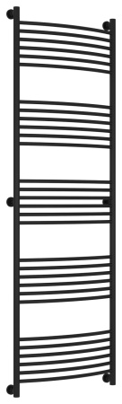 Полотенцесушитель Водяной Выгнутая Сунержа Богема + (190х60) Матовый Черный 31-0221-1960