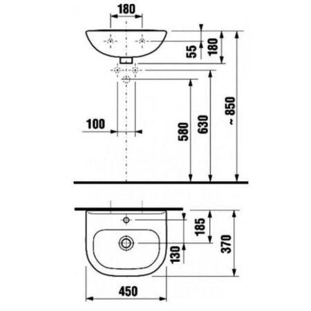 Раковина Jika Olymp 8156120001041