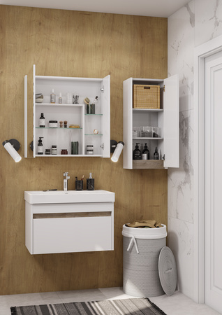 Шкаф подвесной Aquaton Марти 1A270203MY010 белый